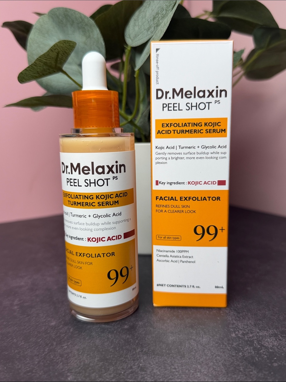 Peel Shot Exfoliating Kojic Acid Turmeric Serum — Orange